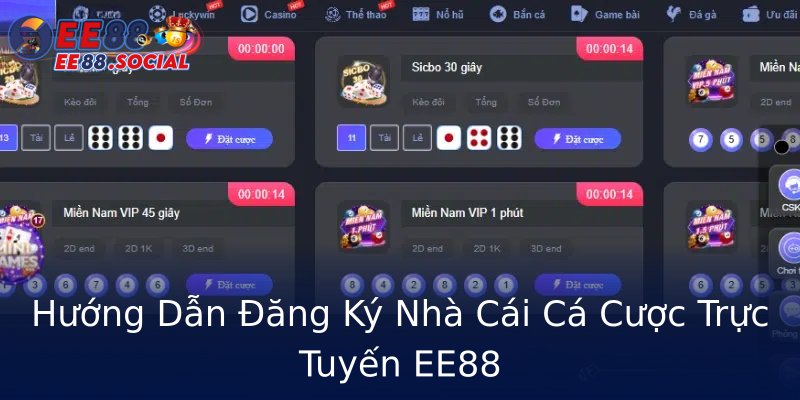 Hướng Dẫn Đăng Ký Nhà Cái Cá Cược Trực Tuyến EE88 Hướng Dẫn Đăng Ký Nhà Cái Cá Cược Trực Tuyến EE88