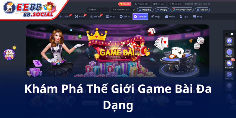 EE88 Social ❤️ Trang Chủ Đăng Ký Và Hỗ Trợ Nhà Cái EE88 Casino 10 Kham Pha The Gioi Game Bai Da Dang