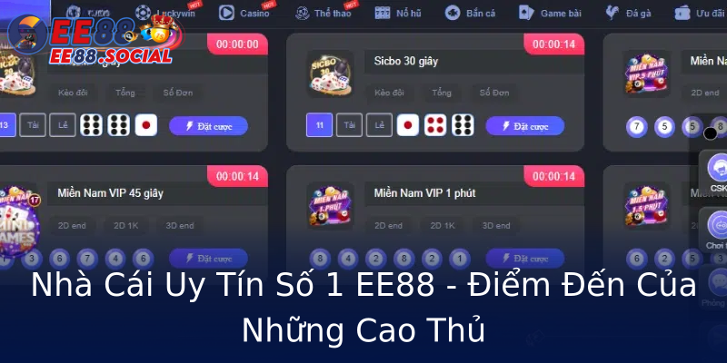 Nhà Cái Uy Tín Số 1 EE88 - Điểm Đến Của Những Cao Thủ Nhà Cái Uy Tín Số 1 EE88 - Điểm Đến Của Những Cao Thủ